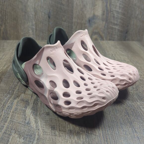 Merrell Hydro Moc Women's Pink Gray Water Shoes Outdoor Slip On Clogs Size 7 - Picture 1 of 14